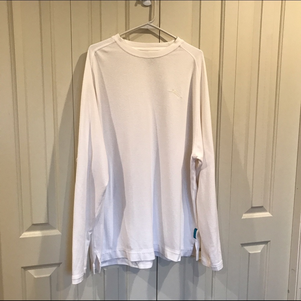 XXL Men's Tommy Bahama Long Sleeve Ribbed Shirt
