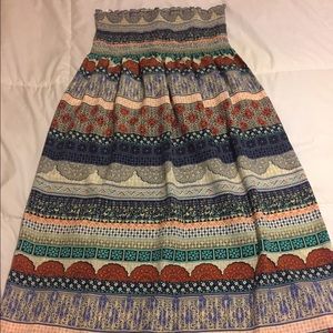 Gap strapless maxi dress