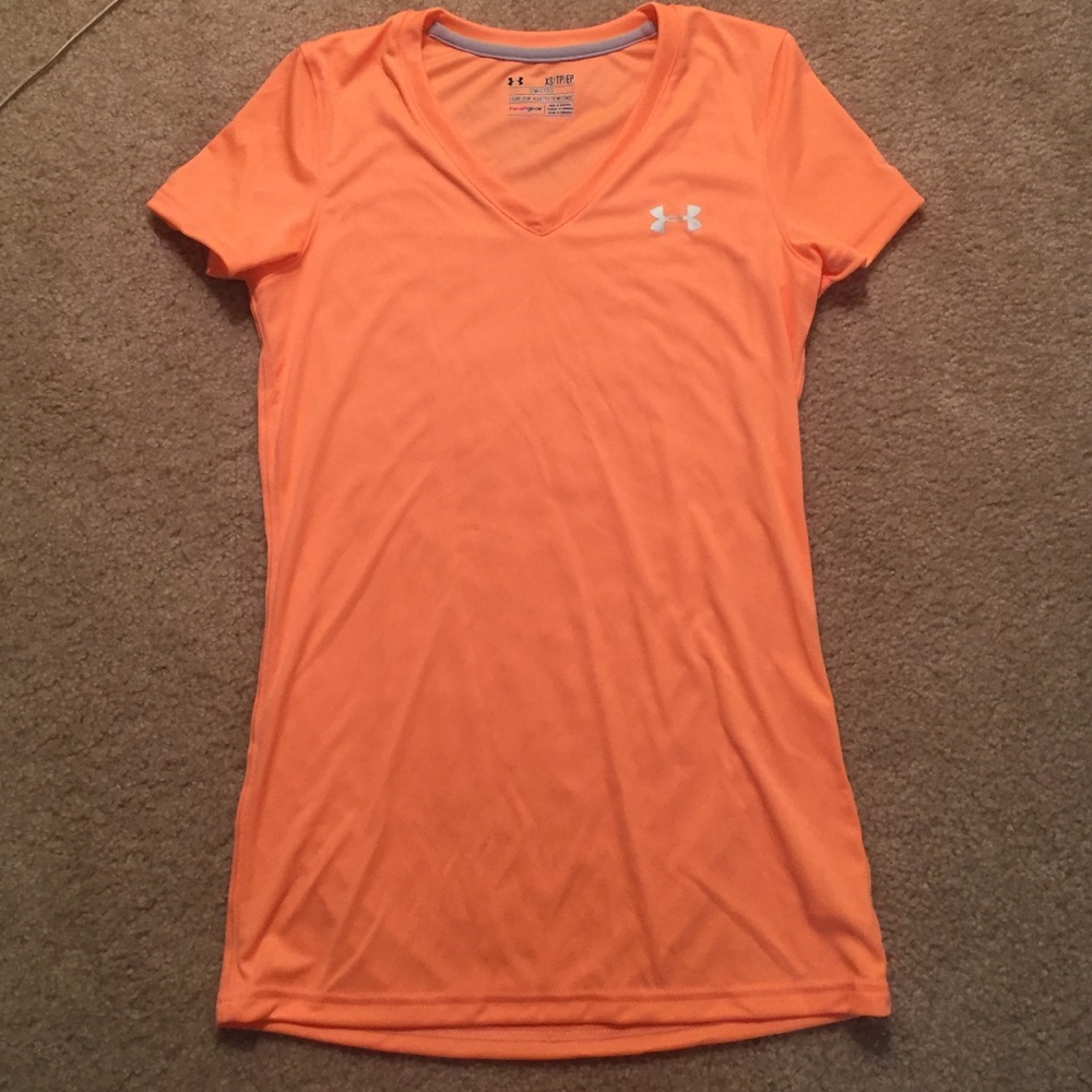 Under Armour shirt (light orange)