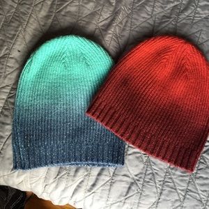 2 Ombre winter hats