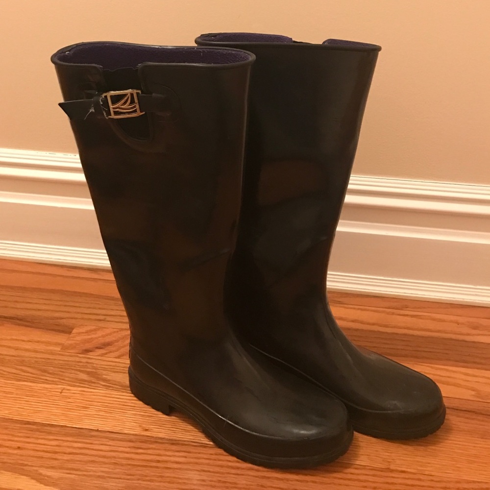 Tall sperry rain boots
