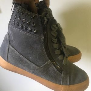 Grey Betsy Johnson sneakers