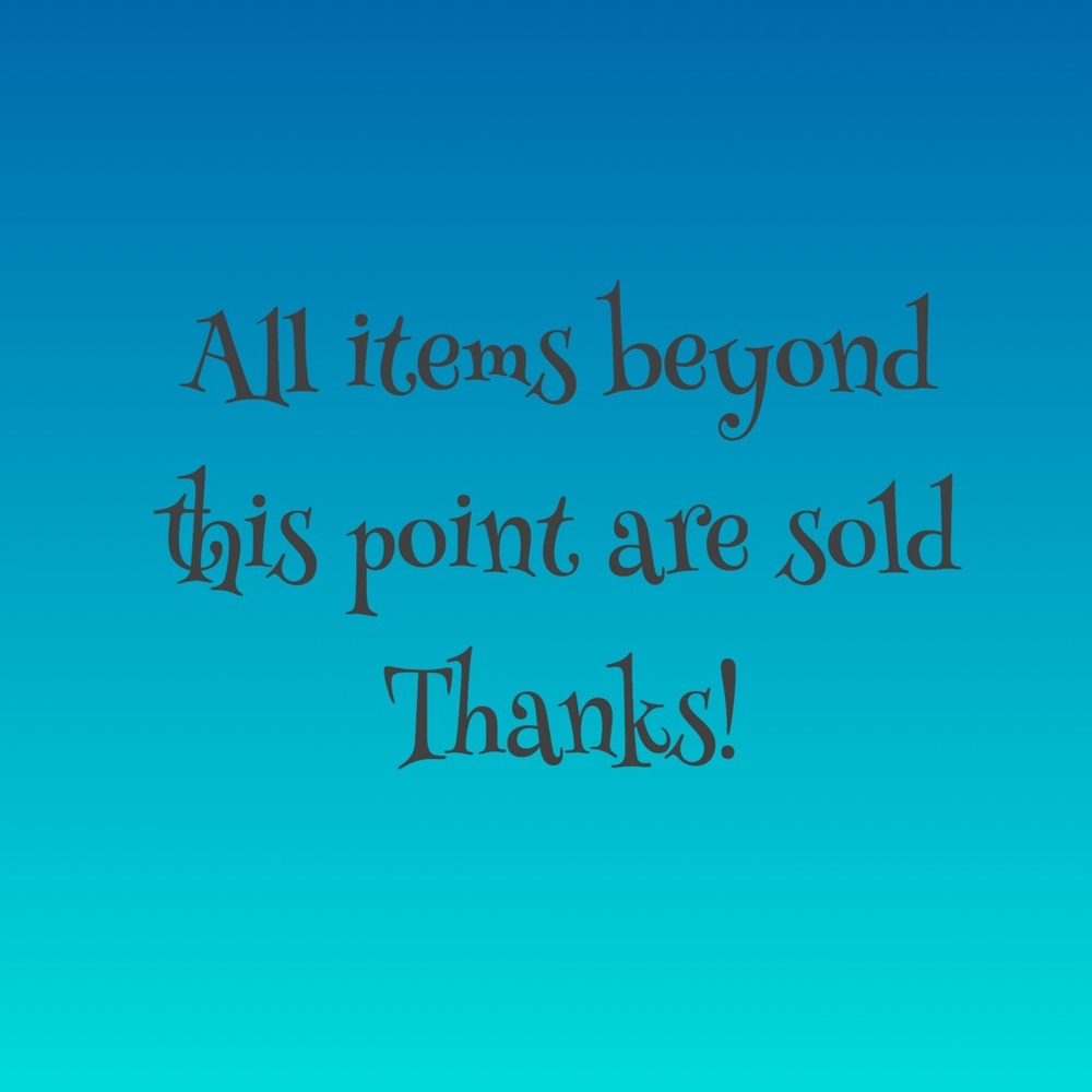 Sold items