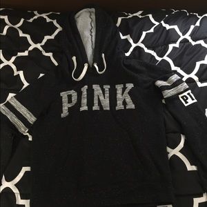 VS Pink Black, Grey, White Sweatshirt