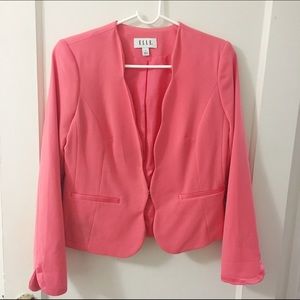 Elle Coral Scalloped Blazer Jacket