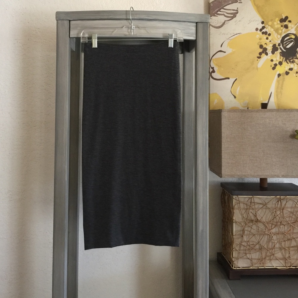 Express Gray Pencil Skirt