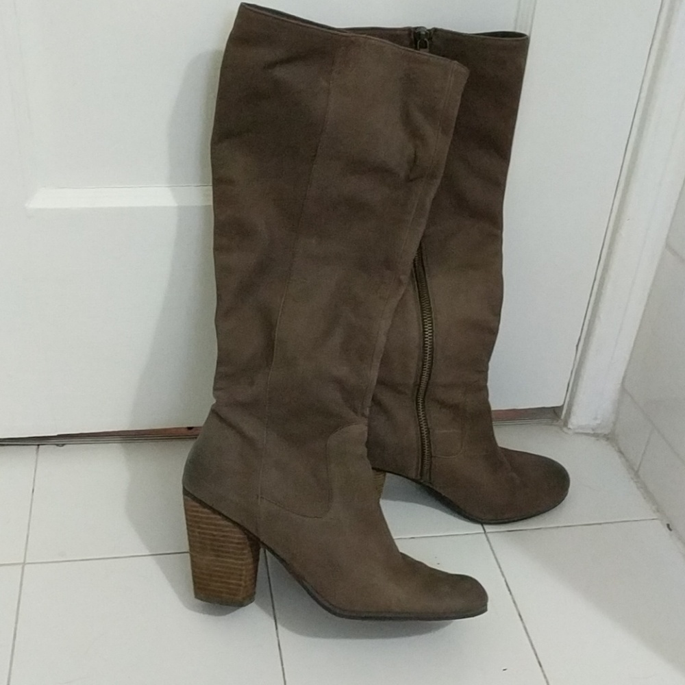 BP. 'Transit' Tall Boot in taupe brown