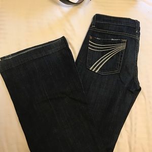 7's dojo wide leg denim size 28
