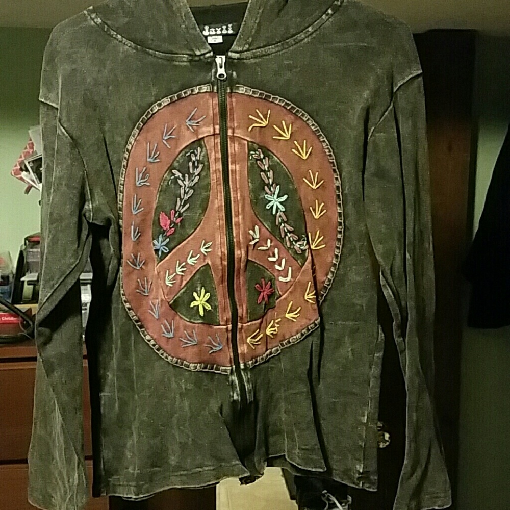 Peace Sign Sweater