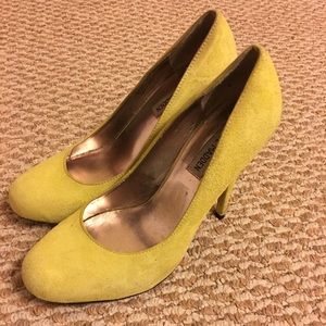 Yellow Steve Madden Heels