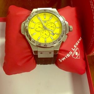Swiss Legend Men's Maverick Watch in Yellow