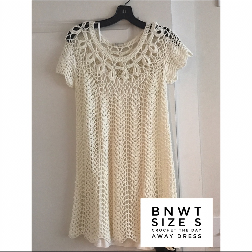 BNWT S Show Me Your Mumu Crochet Dress