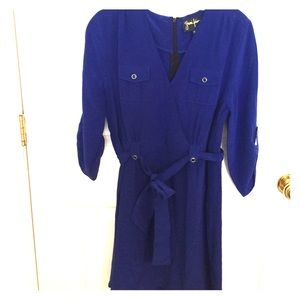 Yumi Kim electric blue silk dress