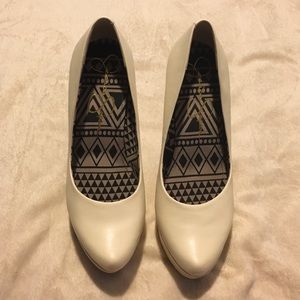 Jessica Simpson platform stilettos