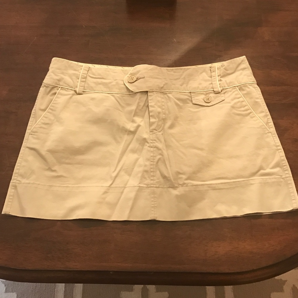 American Eagle Khaki Mini Skirt
