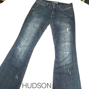 Hudson signature boot cut jeans