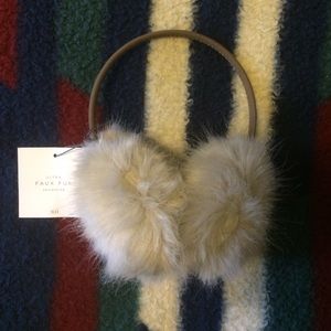 Restoration Hardware Faux Fur Earmuffs