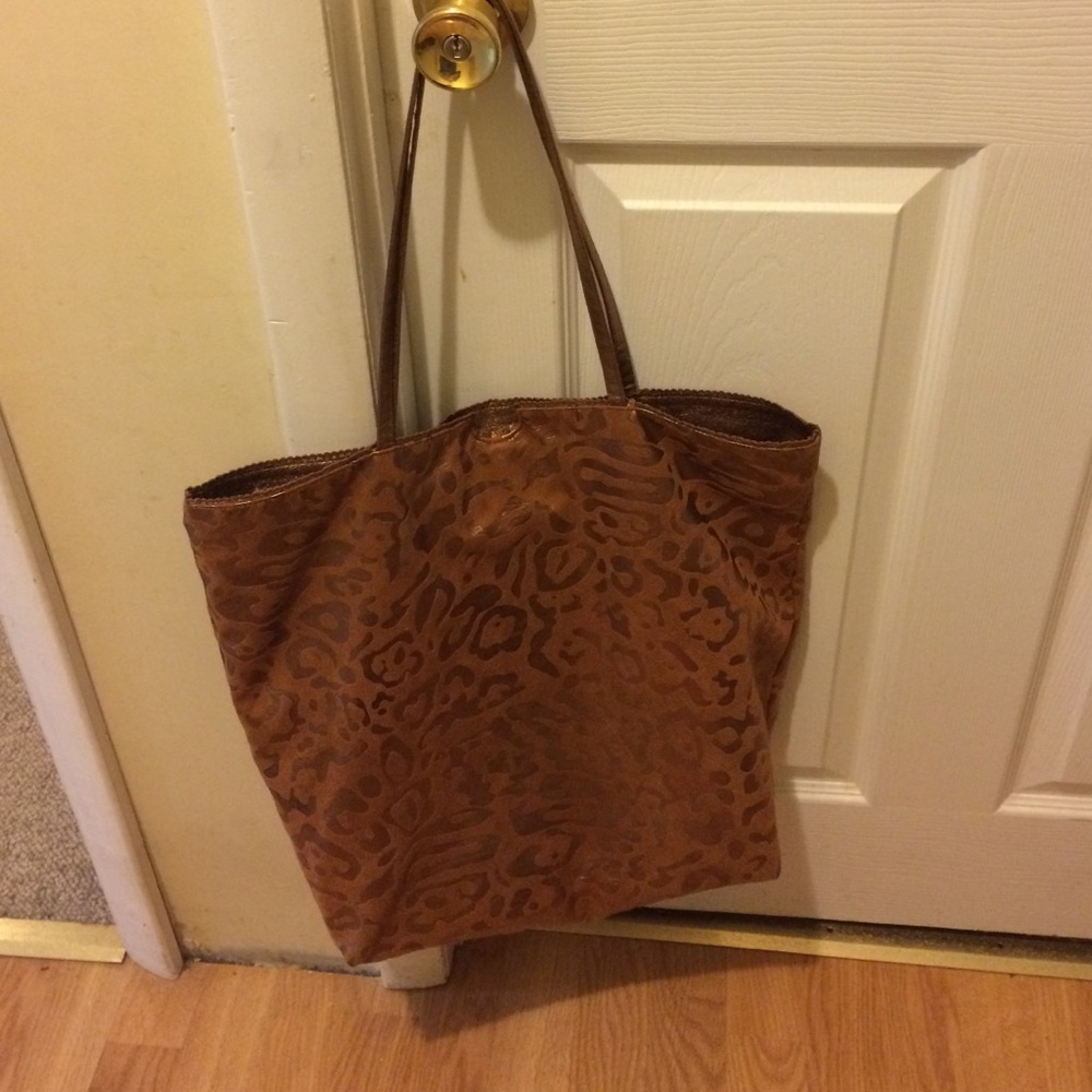 Carlos Falchi large tote handbag