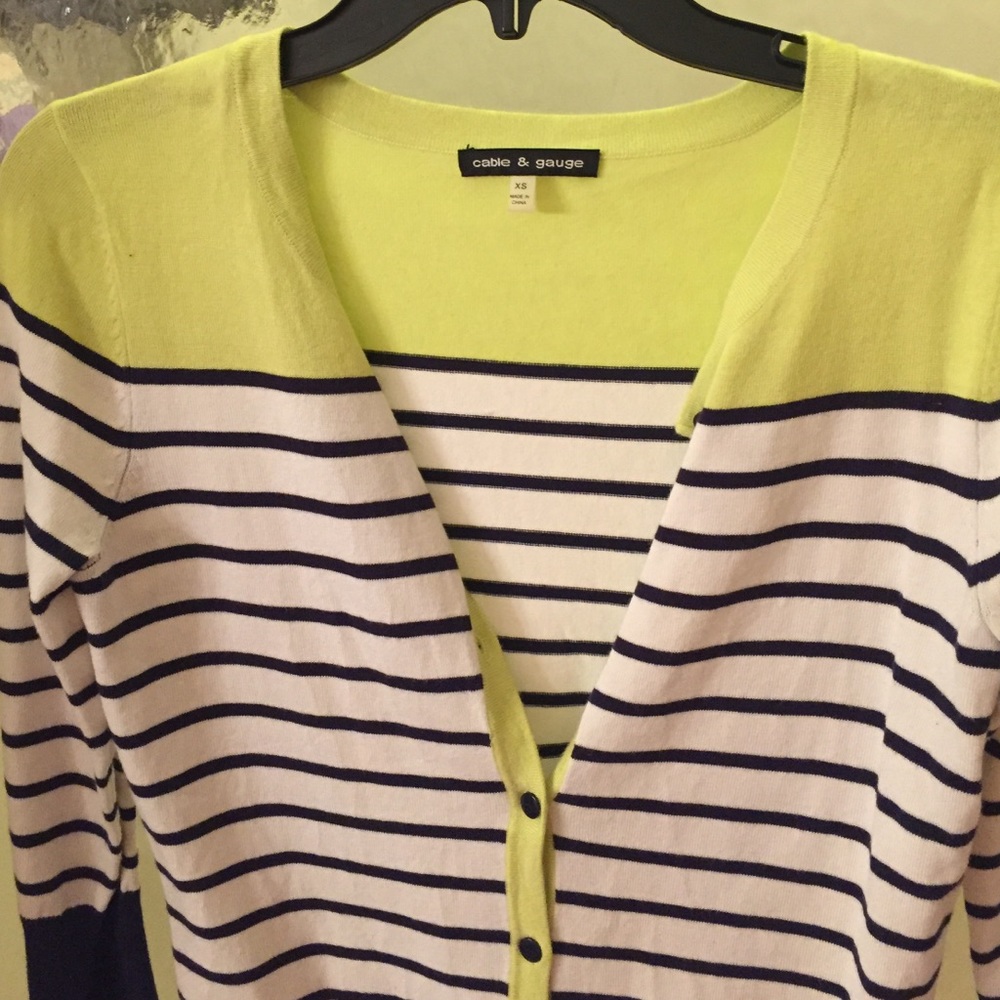 Cable and Gauge cardigan