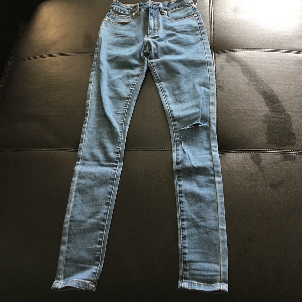 High Waist Push Jeans. UNIF. size 23