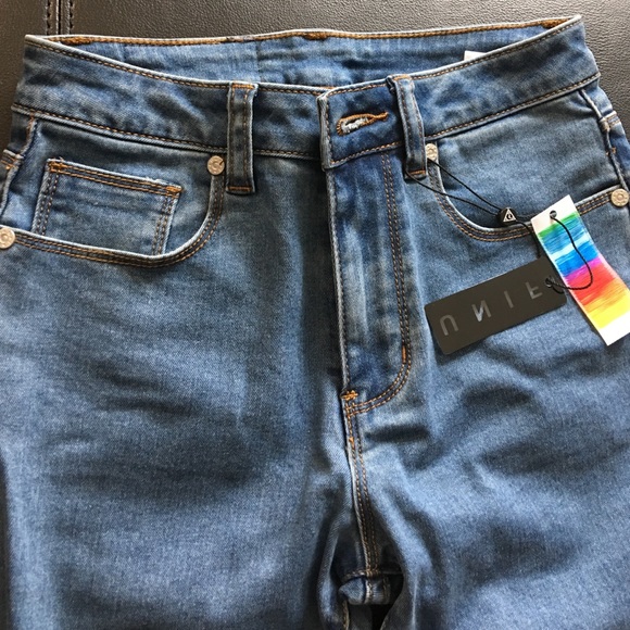 High Waist Push Jeans. UNIF. size 23 - Picture 2 of 6