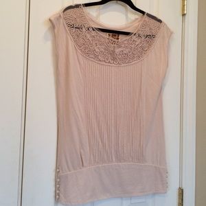 Free People Top with Rhinestone Detail