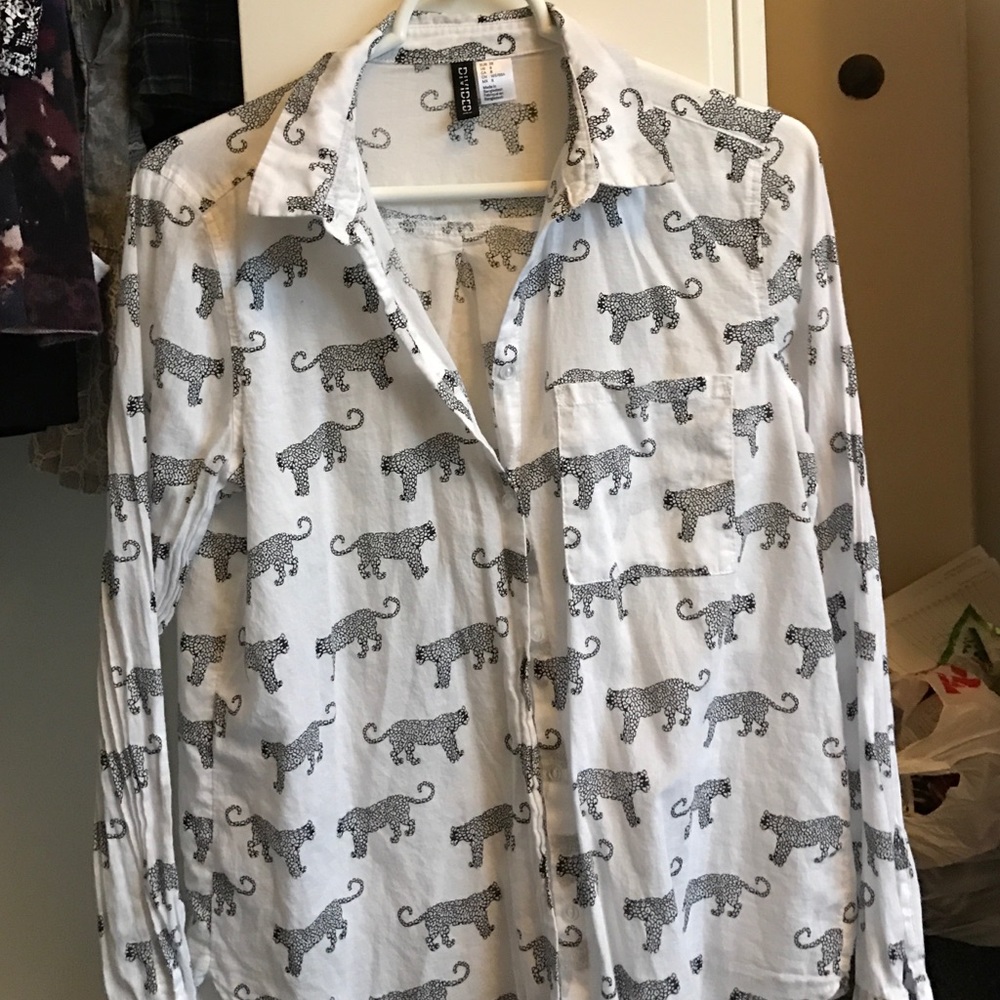Cheetah blouse from H&M