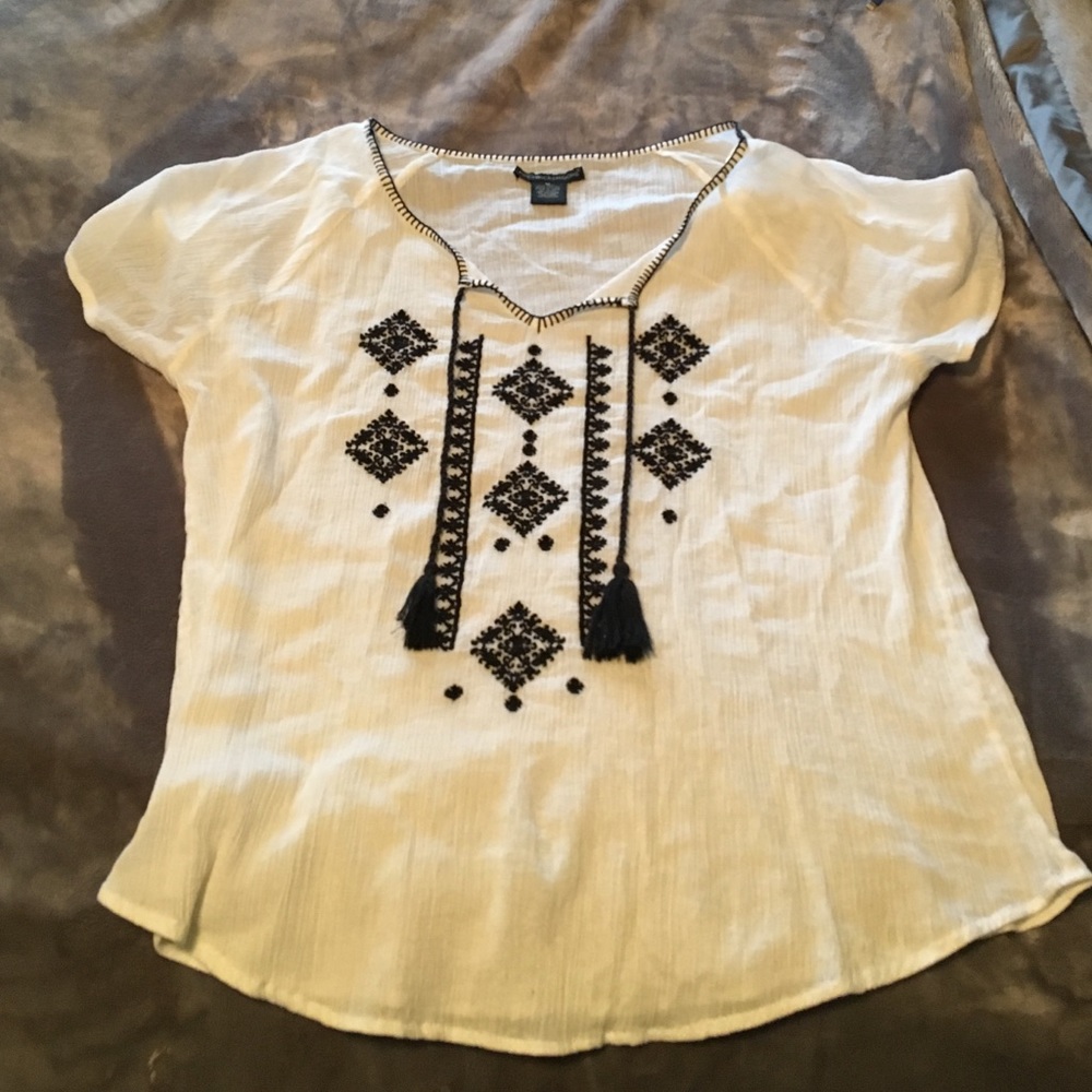 Throw over shirt