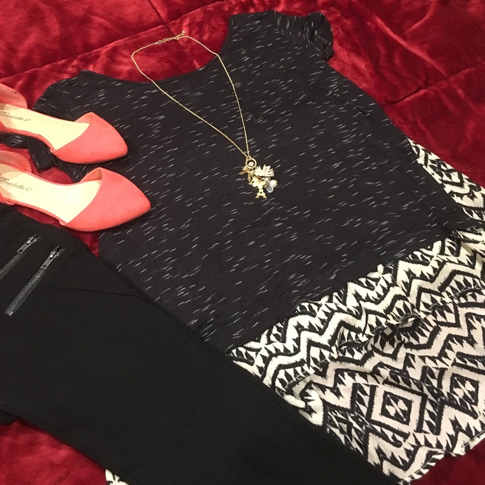 Flowy Aztec print Tunic top from Xhilaration S