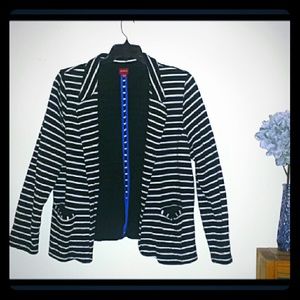 Striped Cardigan Jacket