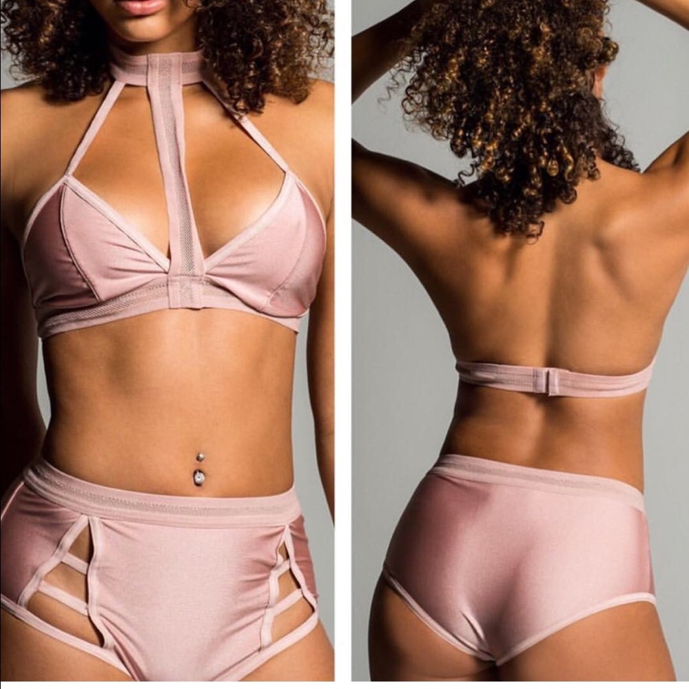 Blush colored Two piece