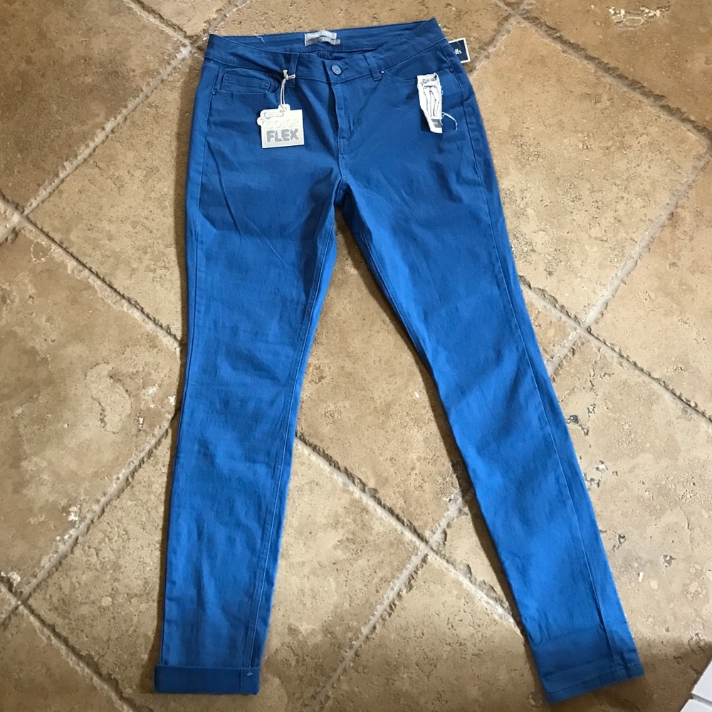 Skinny Blue Jeans