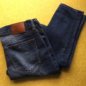 J.Crew toothpick jeans selvedge skinny 29T tall