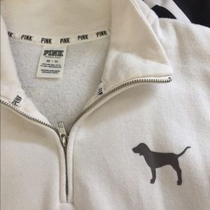 VS Pink Quarter Zip Sweatshirt