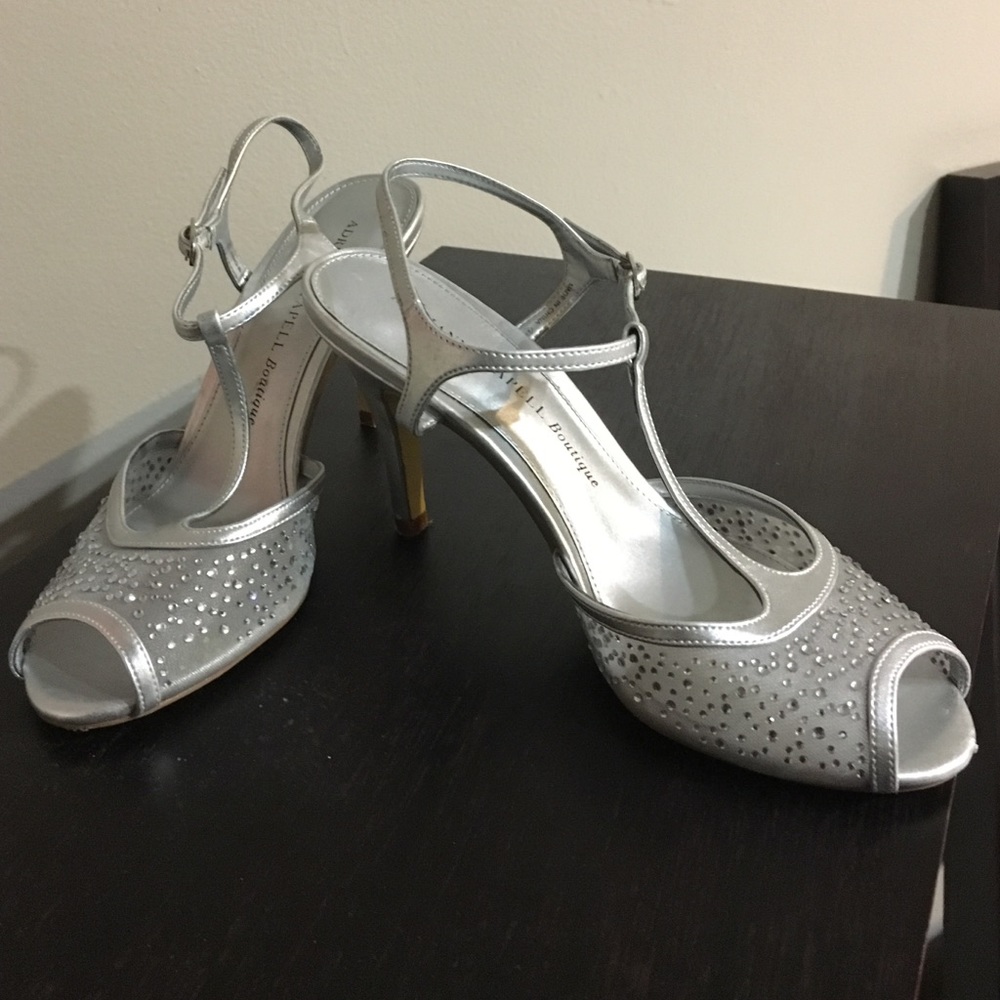 Silver heels