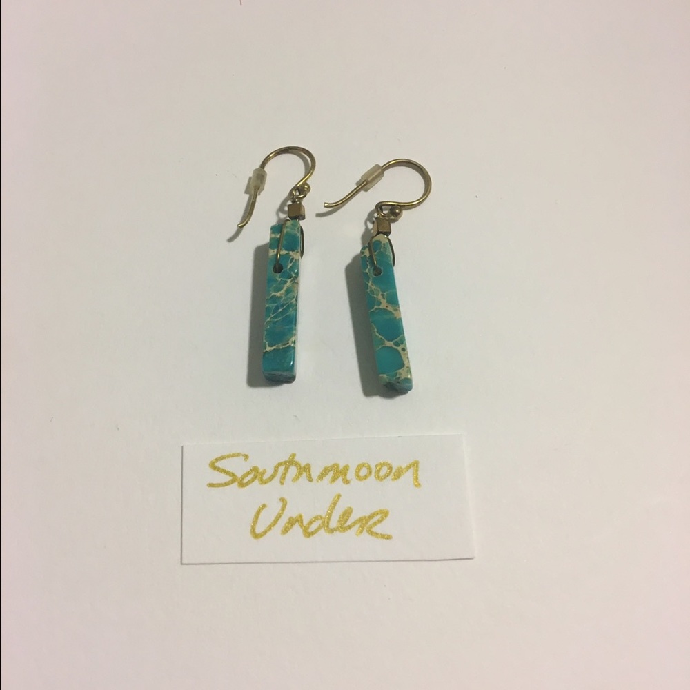 Turquoise earrings from South moon under