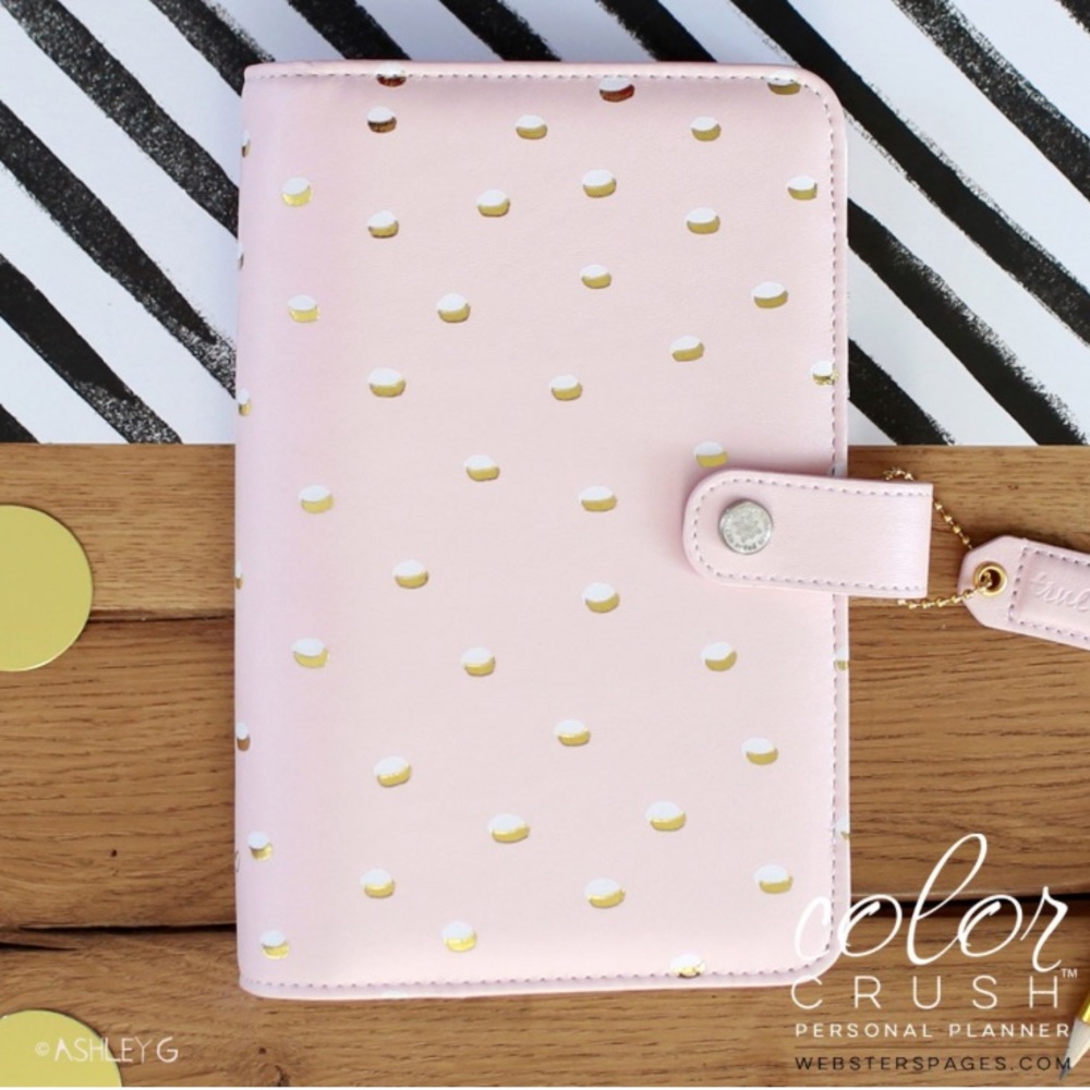 Webster Pages Blush & Gold Foil Personal Planner