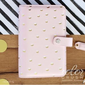 Webster Pages Blush & Gold Foil Personal Planner