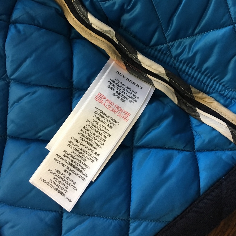 💥SOLD💥Burberry toddler boy quilted coat - Picture 8 of 8