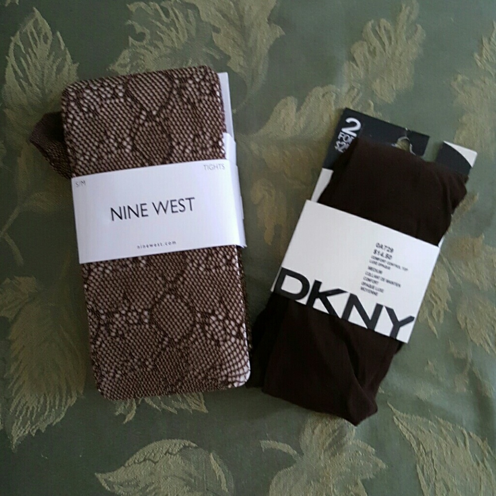 Two pairs of brown tights - Picture 1 of 1