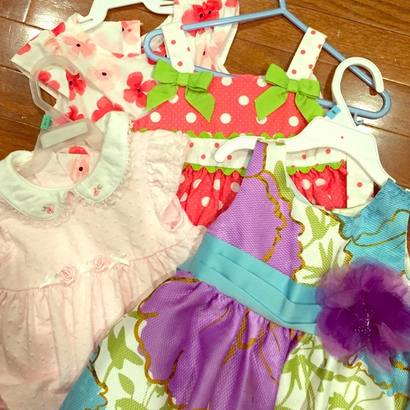 Gymboree Other - Bundle of baby girl dresses 12 months