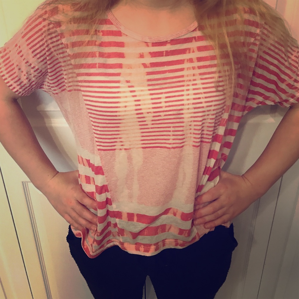 Vintage Havana tie dye cropped shirt