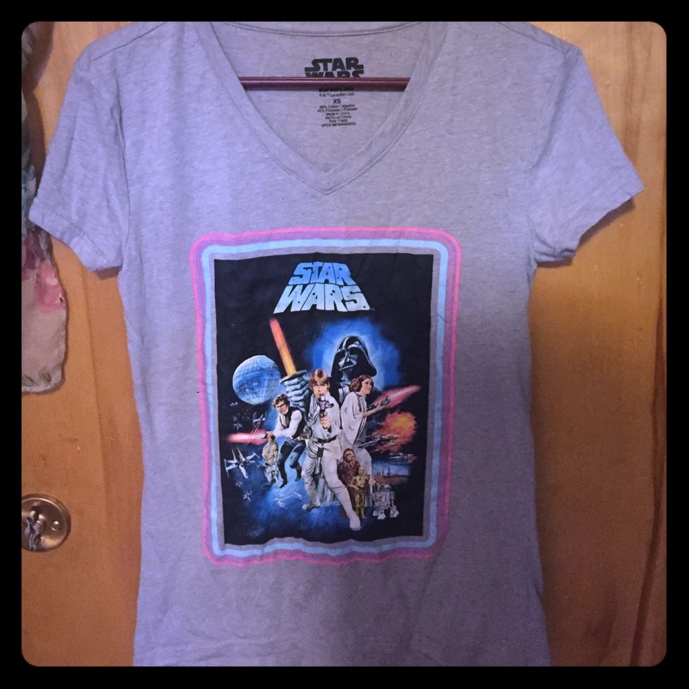 Grey Star Wars shirt. Xs, never worn