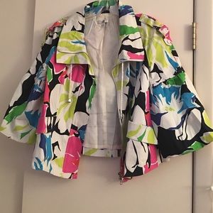 Cache Colorful Zip Up Jacket