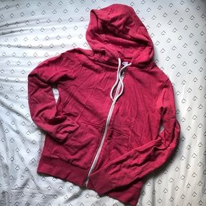 Red Zip Hoodie