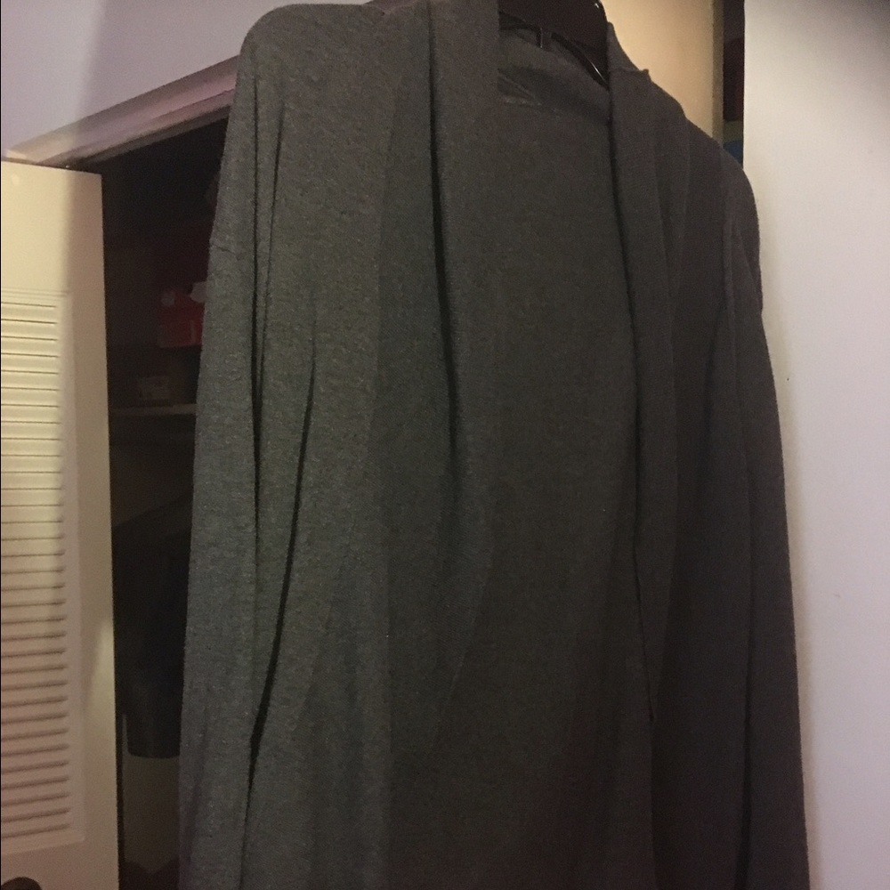 Grey cardigan