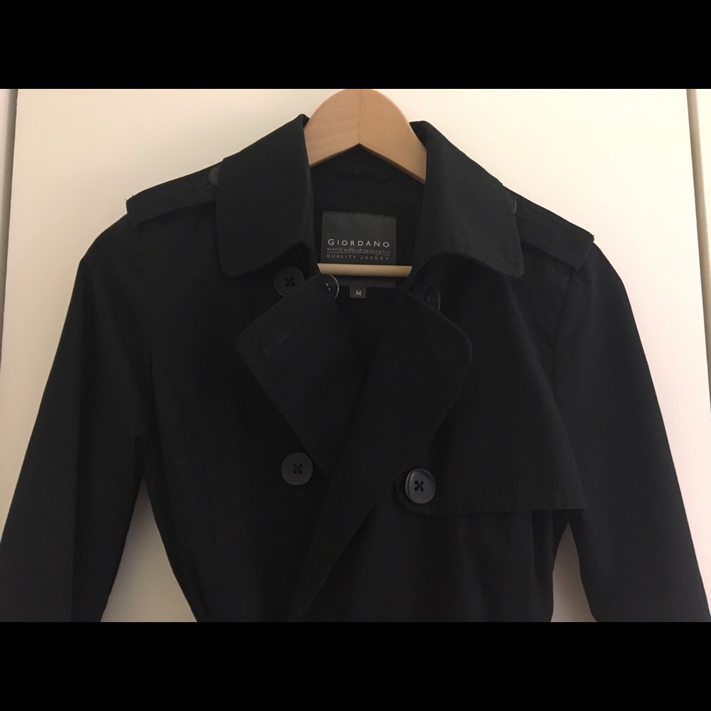 Giordano Navy Trench Coat.