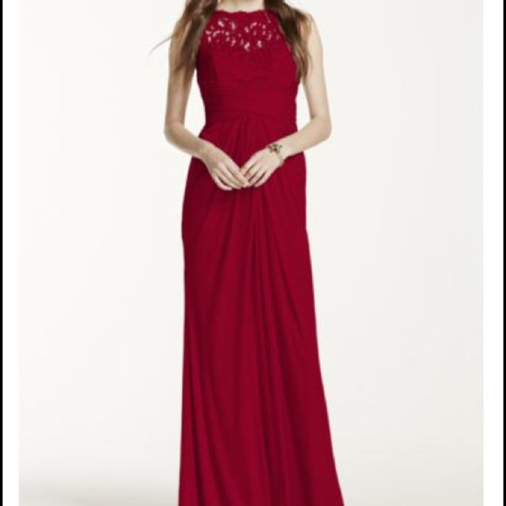 David's Bridal Apple Size 10 Worn Once