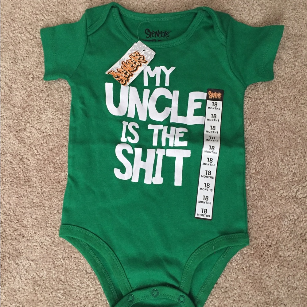 Spencer's 18 month onesie