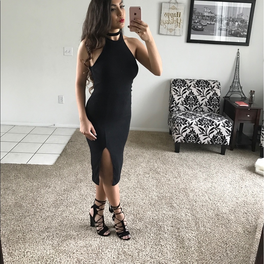 HP • Ribbed Midi Dress // Last One • - Picture 7 of 8